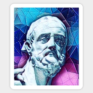 Polybius Snowy Portrait | Polybius Artwork 13 Sticker